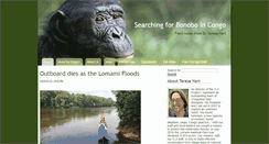 Desktop Screenshot of bonoboincongo.com